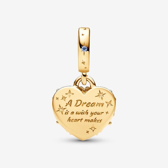 Pandora Disney Cinderella's Carriage & Heart Double Dangle Charm - Picture 2 of 6